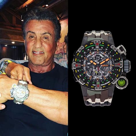 montre richard mille stallone|sylvester stallone richard mille.